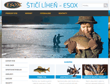 Tablet Screenshot of esoxfish.cz